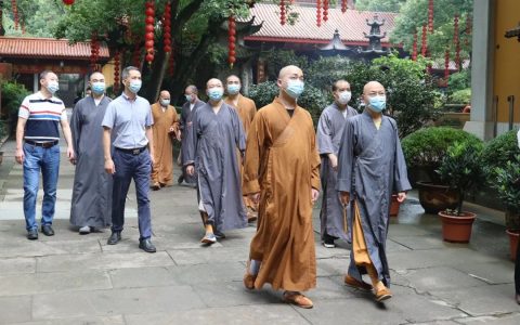 灵隐寺坚决筑牢疫情防控的佛教“阵地”——市佛协开展疫情防控工作突击检查