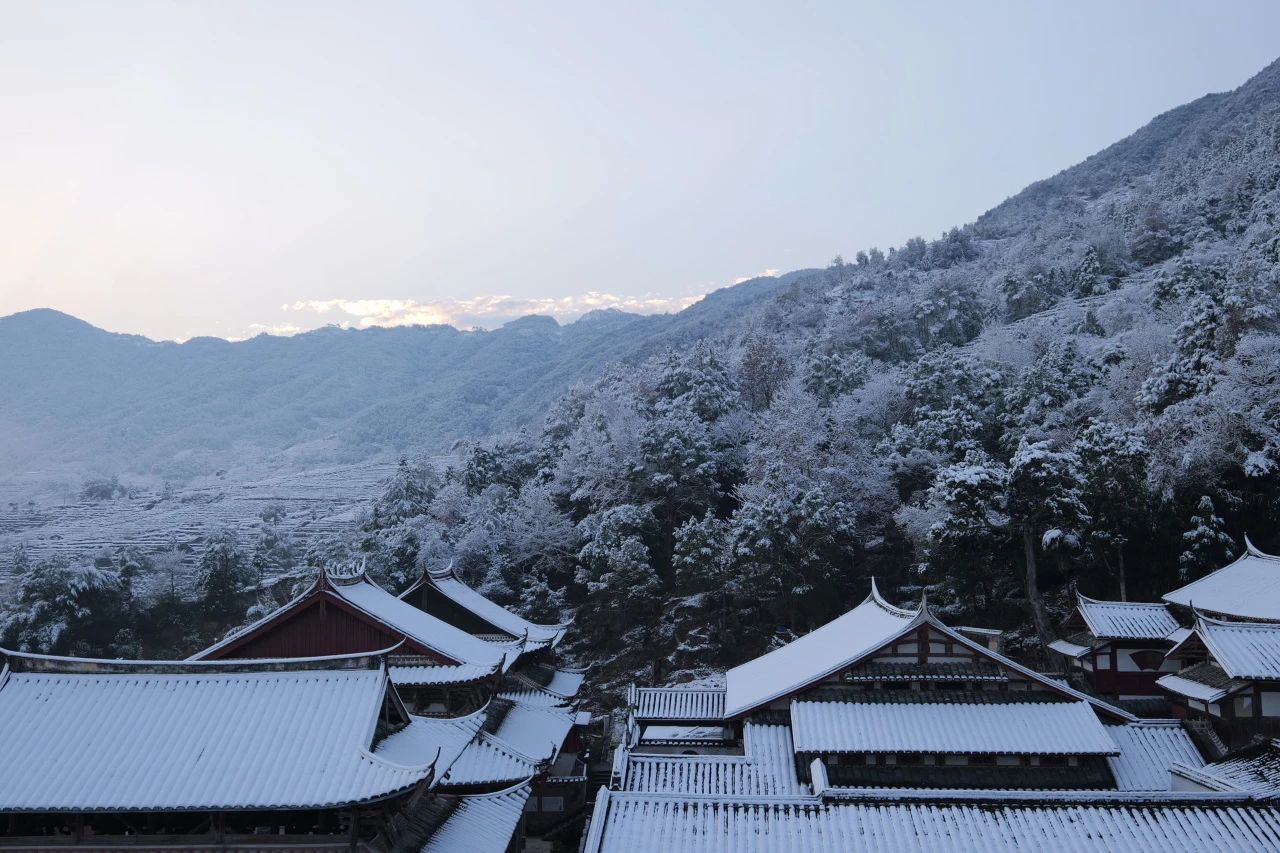 敬颂时绥，顺问冬安 ▍福建宝刹雪景大赏