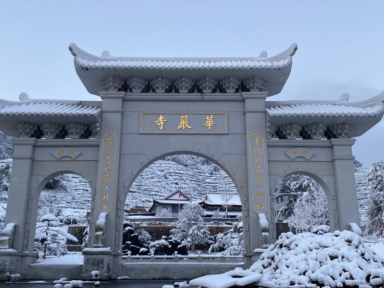 敬颂时绥，顺问冬安 ▍福建宝刹雪景大赏