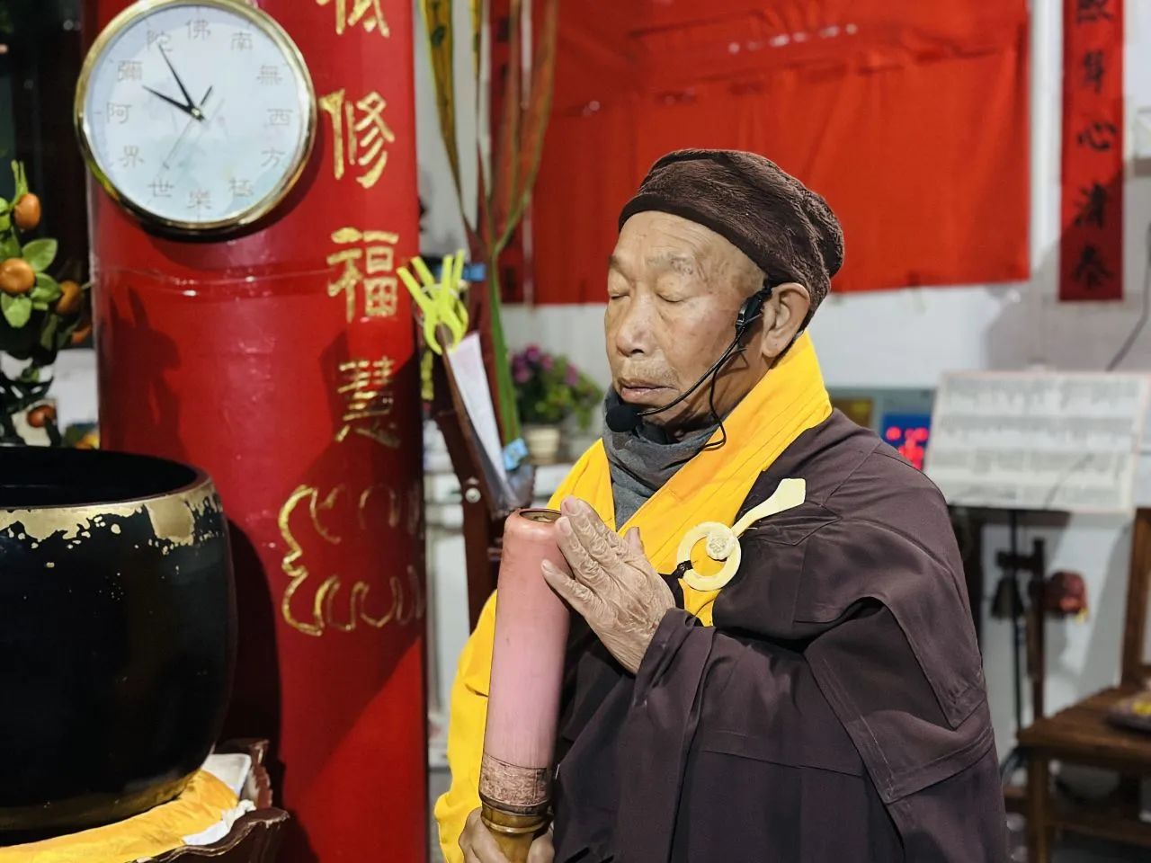 山门常衍 勿忘年迈僧宝｜金钟阁禅寺新年暖心三明行