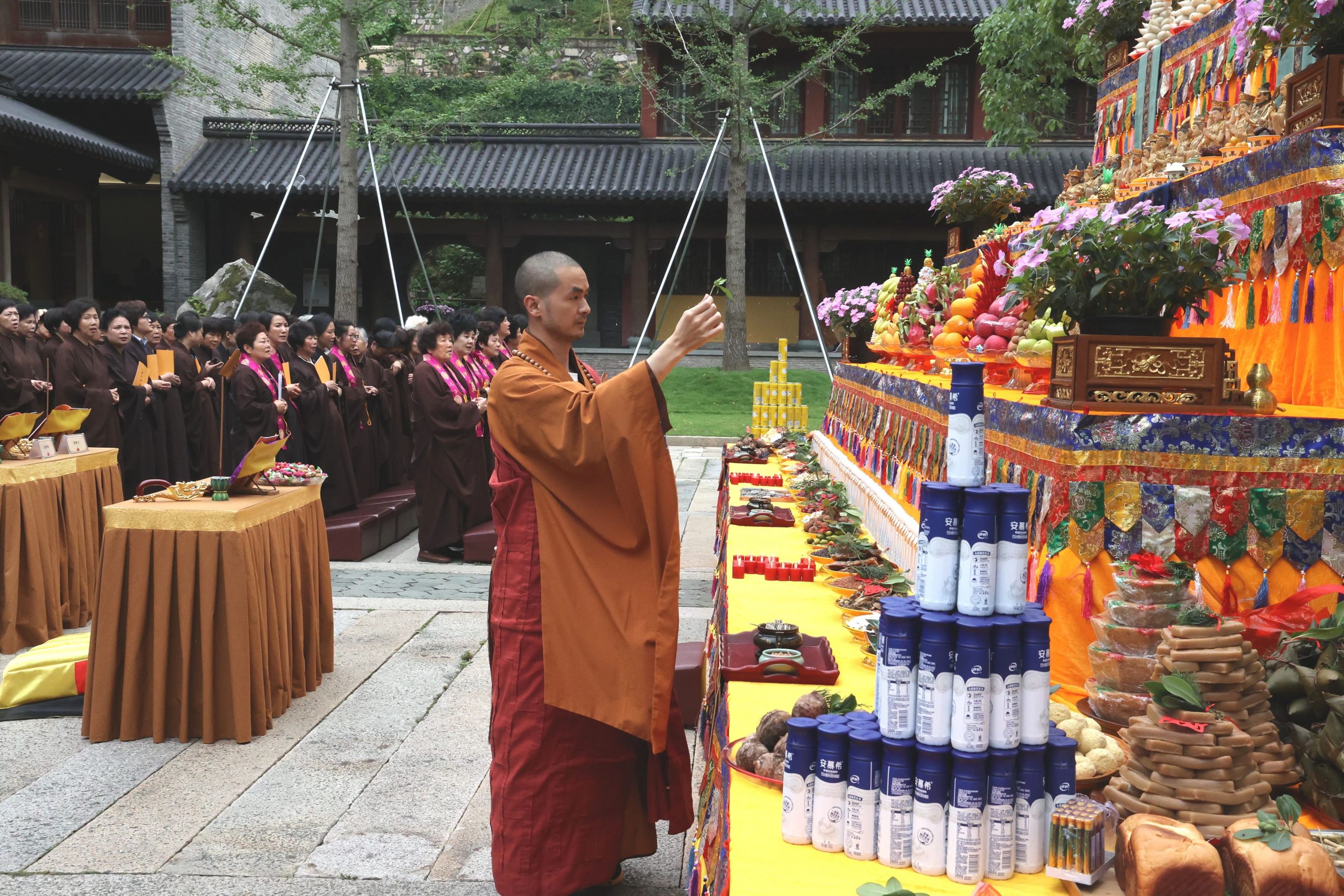 华严法会 | 头陀寺供佛斋天圆满 天人同欢喜