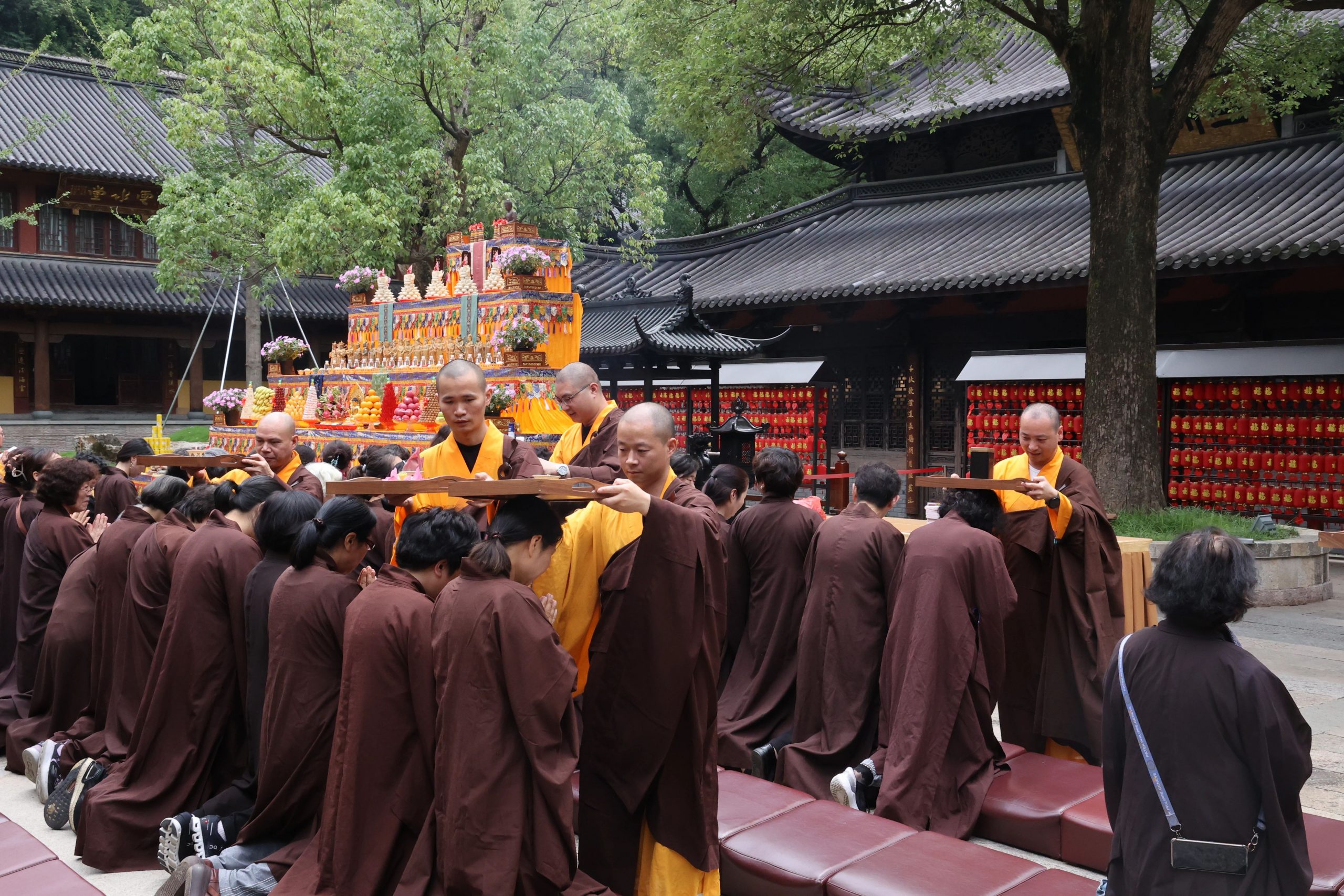 华严法会 | 头陀寺供佛斋天圆满 天人同欢喜